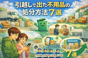 引越しで出た不用品の処分方法7選｜一番安くて早い方法を解説