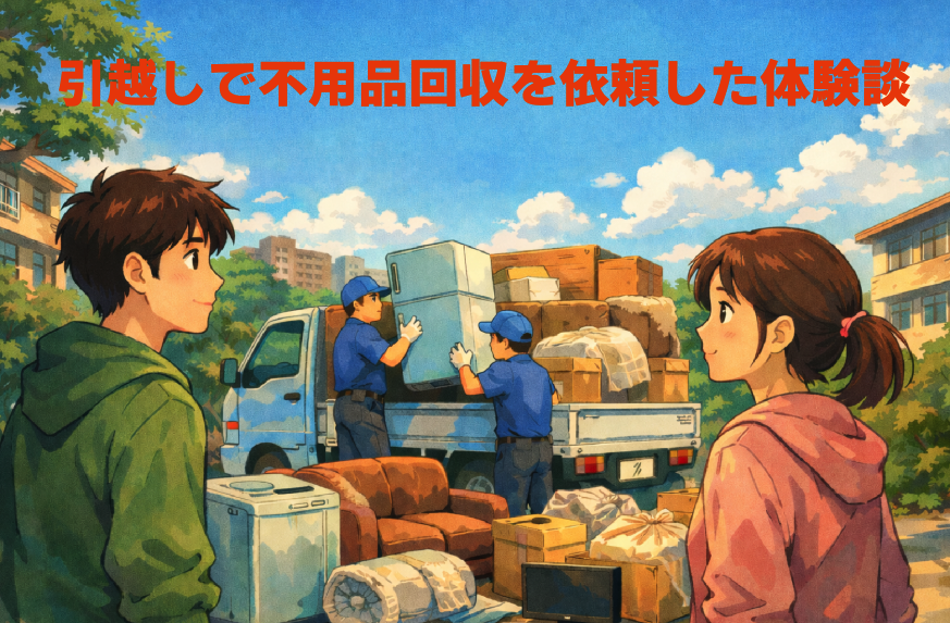 引越しで不用品回収を依頼した体験談｜料金・流れ・実際にかかった費用を公開