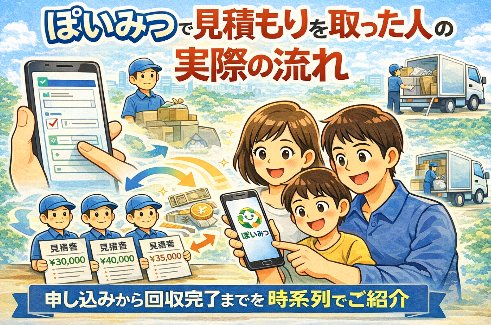 ぽいみつで見積もりを取った人の実際の流れ