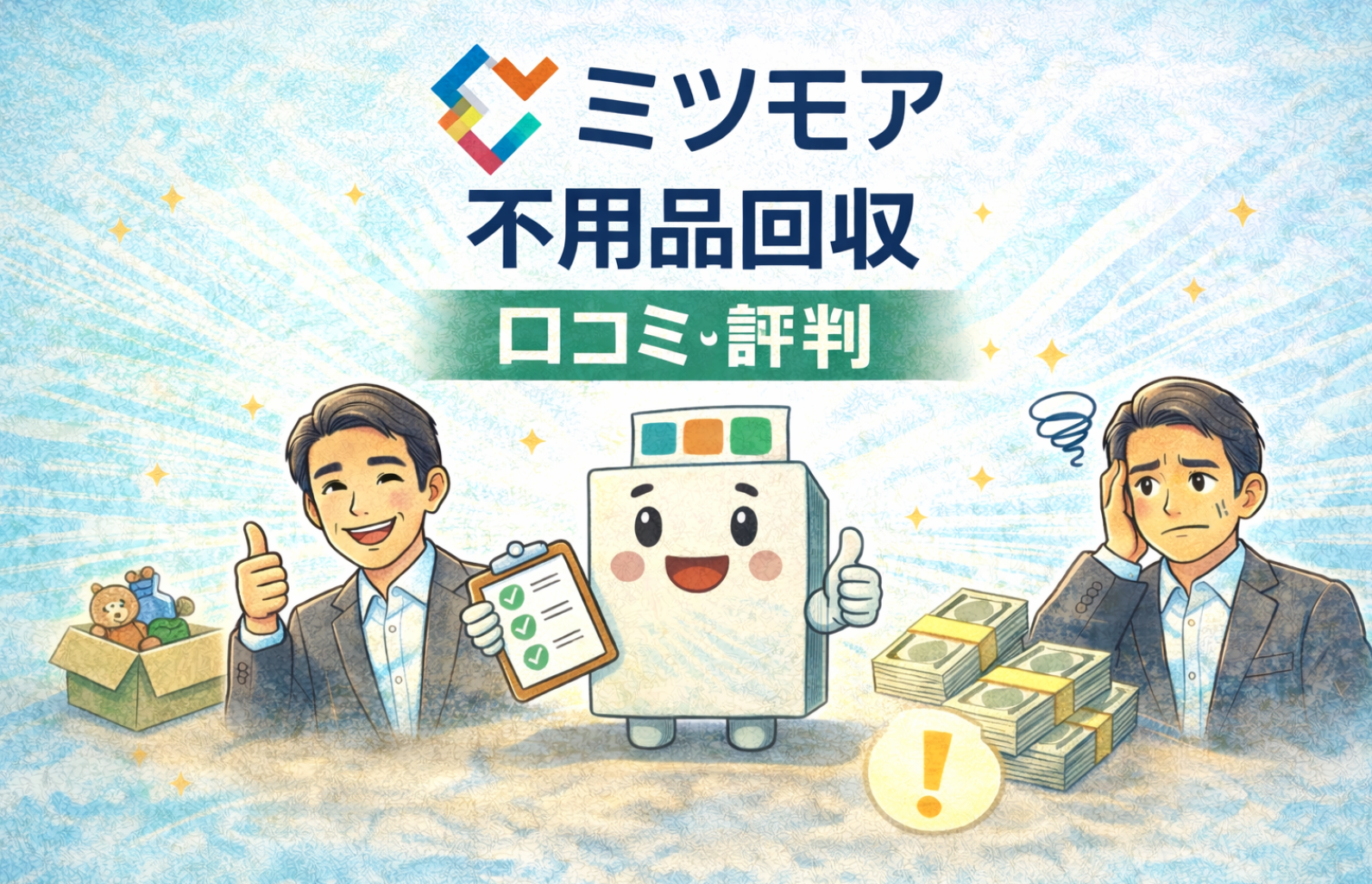 ミツモア不用品回収見積もりの口コミ