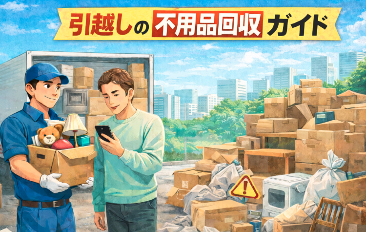 引越しで出た不用品回収はどうする？失敗しない方法と料金相場、安く依頼するコツを徹底解説