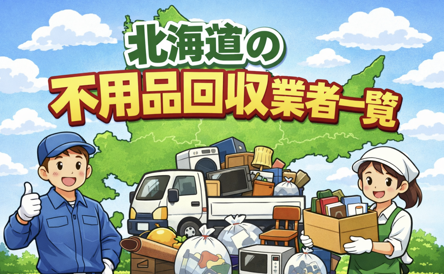 北海道の不用品回収業者一覧