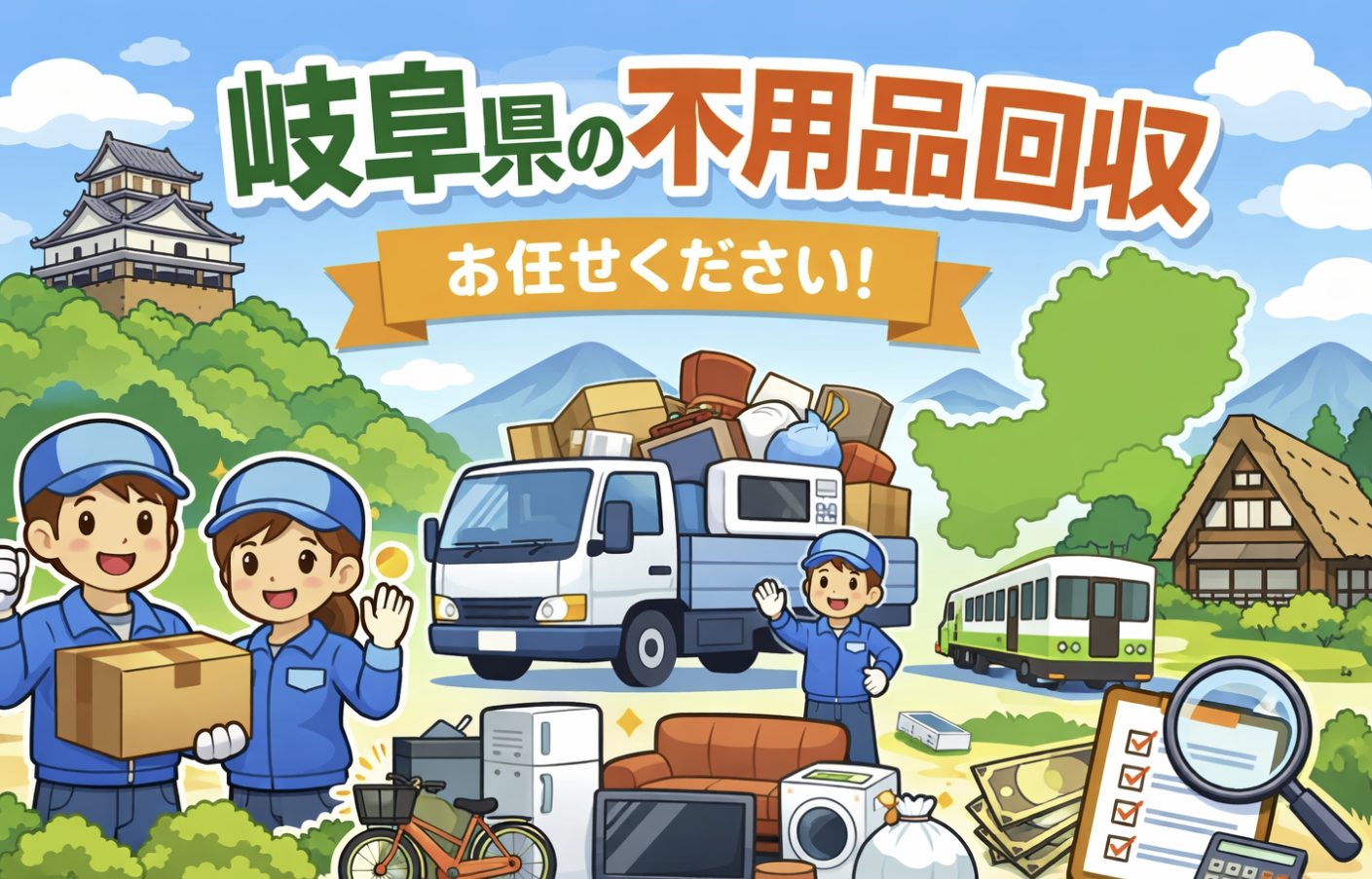 岐阜県の不用品回収業者一覧