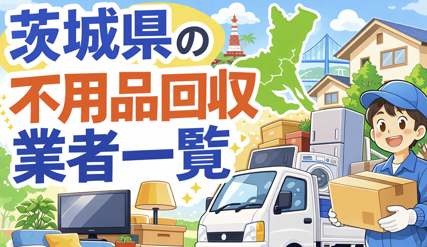 茨城県の不用品回収業者一覧